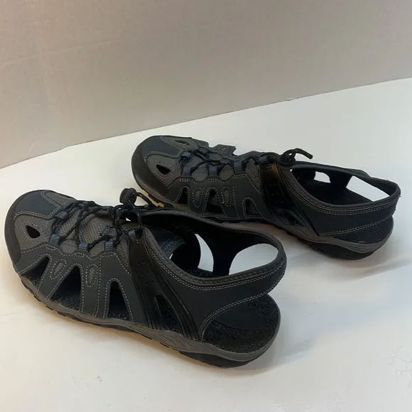 Ozark Trail Blue, Gray & Black Waterproof Hiking Trekking Sandals Size 13 - Picture 5 of 8